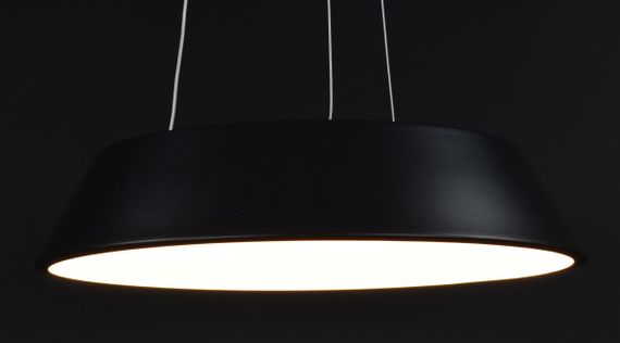 Люстра світлодіодна підвісна LED світильник для квартири на стелю лед з пультом 27567 Чорний 20-90х40х40 см. | Зображення 6