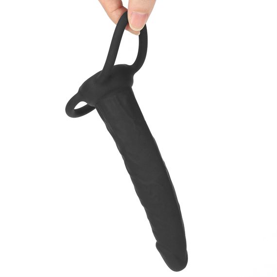 Насадка для подвійного проникнення - Anal Indulgence Collection Silicone Fantasy Double Prober | Зображення 1