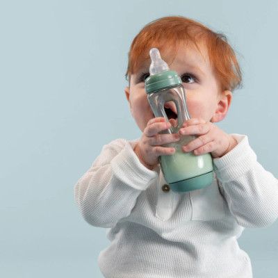 Бутылочка для кормления Difrax с силиконовой соской и проемом для держания, 240 мл (193 Raspberry) | Зображення 5