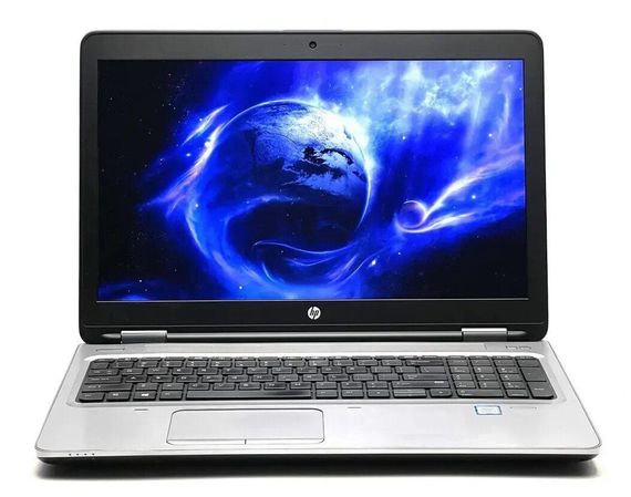 Ноутбук HP ProBook 650 G3 / 15.6" (1920x1080) TN / Intel Core i5-7200U (2 (4) ядра по 2.5 - 3.1 GHz) / 8 GB DDR4 / 256 GB SSD / Intel HD Graphics 620 / WebCam / DVD-RW / Win 10 Pro б/у | Зображення 1