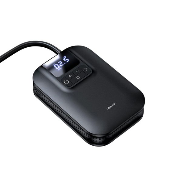 Автомобільний насос Usams US-ZB215 Mini Car Air Pump 5000mAh Black | Зображення 1