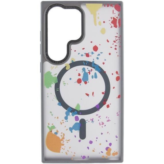 Чехол TPU+PC Flush with Magnetic Fit для Samsung Galaxy S25 Ultra  Titanium grey | Зображення 1