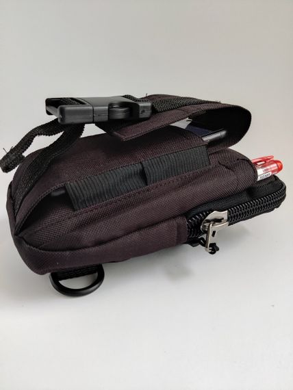 Сумка для документов с одним карманом Cordura черная | Зображення 4