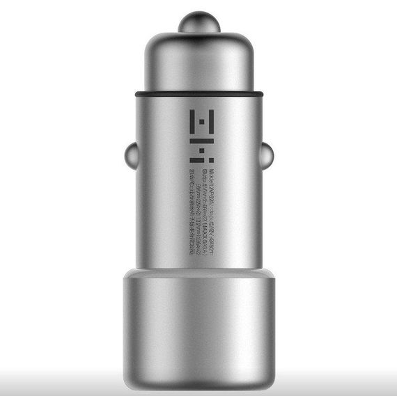 Автомобильное Зарядное Устройство Xiaomi ZMi  AP821 Car Charger Quick Charge 3.0 Silver | Зображення 1