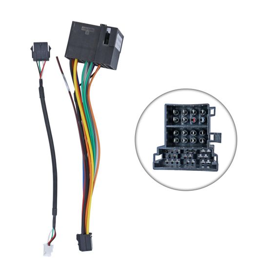 Перехідник живлення серії QIV з адаптером CAN-BUS для Geely QBR-W GL-3509 (дрот)