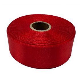 Атласная лента для рукоделия АБ-337, 2,5 см x 23 м, рубиновый