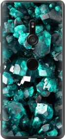 Чехол на Sony Xperia XZ3 H9436 Кристаллы 2 "3674u-1540-17620"