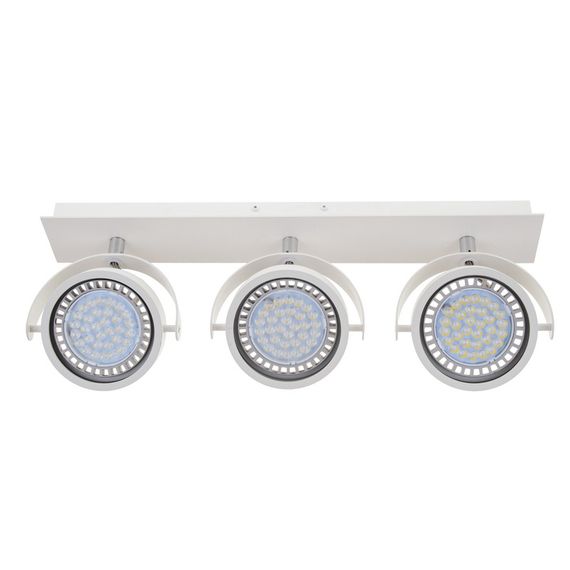 Подсветка накладная поворотная для офиса MS-09/3 GU10 SWH | Зображення 4