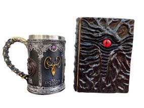 Подарунковий набір Кухоль 3D Сім Королівств і Блокнот 3D «Книга, що дивиться у відповідь»