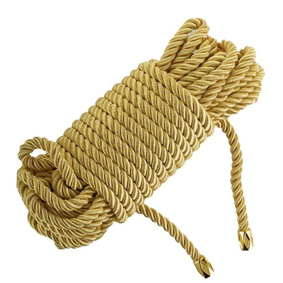 Веревка для шибари LOCKINK SEVANDA Shibari Pratice Rope 8 метров Золотистый
