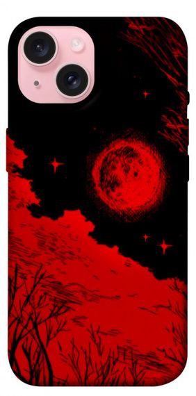 Чохол з картинкою Кривавий захід сонця для Apple iPhone 15 (6.1")