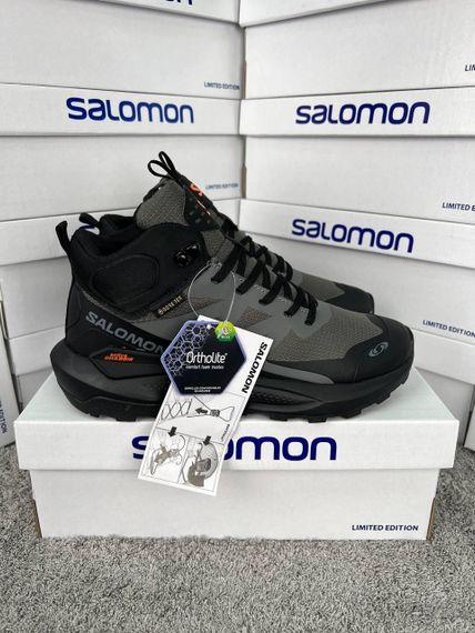 Кросівки зимові  Salomon Elixir Activ Fur Black Taupewood Хутро А4783 44 28 | Зображення 4