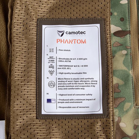 Куртка Phantom SoftShell Multicam (7286), L | Зображення 8