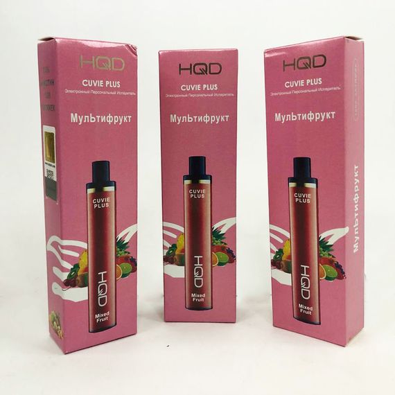 Одноразовая pod-система HQD Cuvie PLUS 1200 puffs. Мультифрукт | Зображення 6