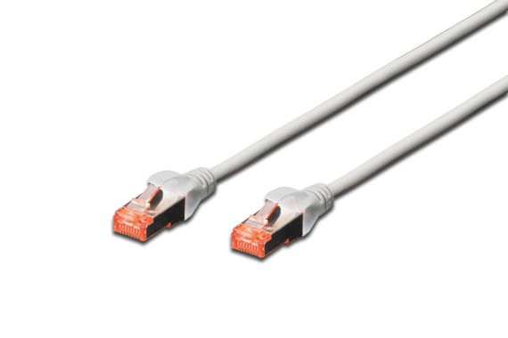 Патч-корд DIGITUS CAT 6 S-FTP, 0.25м, AWG 27/7, LSZH, серый (DK-1644-0025)