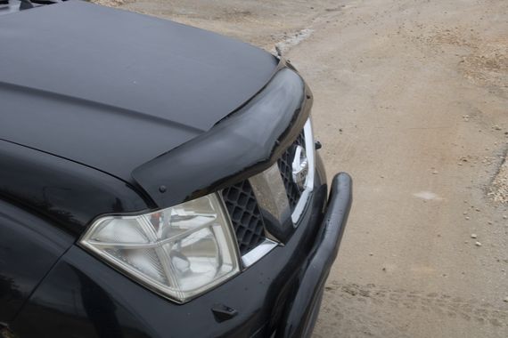 Дефлектор капоту (EuroCap) для Nissan Navara 2006-2015 рр | Зображення 3