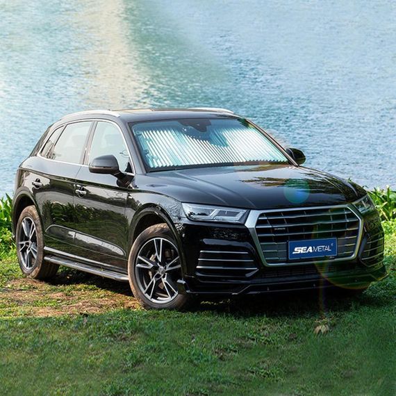 Шторка солнцезащитная на лобовое стекло 150х65см / Автошторка в машину | Зображення 5