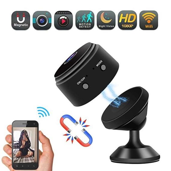 Беспроводная Wi-Fi мини камера A9 для скрытого видеонаблюдения 1080P FullHD 1080*720 4sport • Ночное видение до 10м | Зображення 2