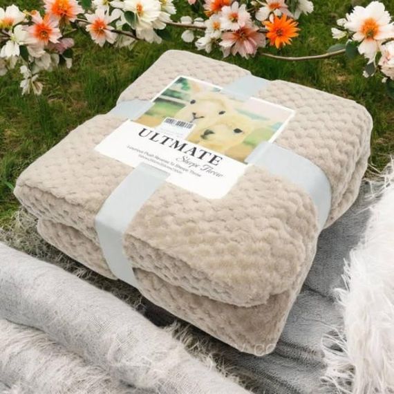 Плед-покрывало Blanket  150*200 Молочный