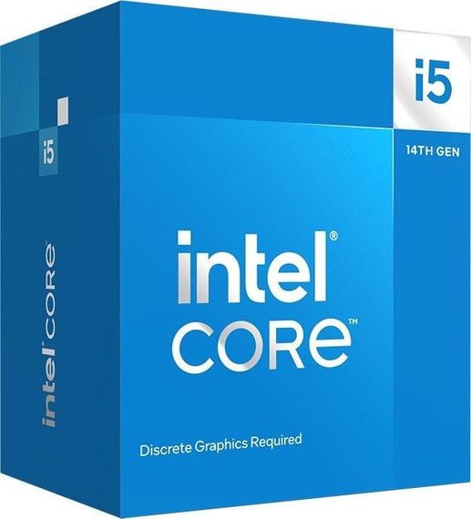 Центральний процесор Intel Core i5-14400F 10C/16T 2.5GHz 20Mb LGA1700 65W w/o graphics Box BX8071514400F