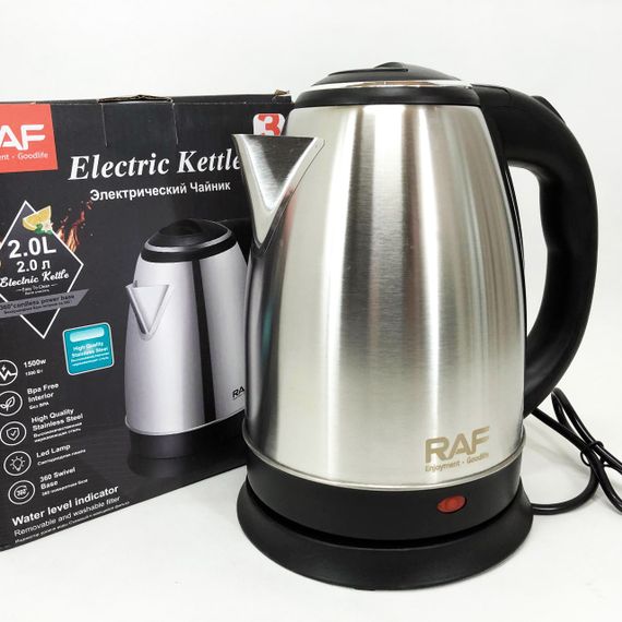 Чайник красивий електричний RAF R.7816 2 л 1500 Вт, Вишуканий електрочайник, Хороший чайник для дому UV-69 | Зображення 6