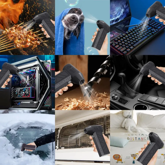 Акумуляторна повітродувка AND, Портативний турбовентилятор на акумуляторі | Зображення 9