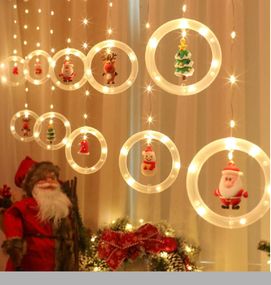 Xmas штора з кільцями та фігурами 3м*70см Біла XPRO (47705-8181_322)