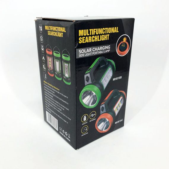 Кемпинговый фонарь XBL 818C-3W+COB, фонарь-светильник аккумуляторный кемпинговый. Цвет: оранжевый | Зображення 3
