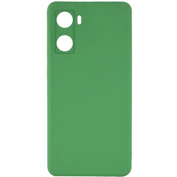 Силиконовый чехол Candy Full Camera для Oppo A57s / A77s Зеленый / Green