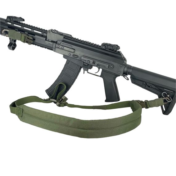 Ремінь збройовий RAGNAROK триточковий з широким наплічником "KRAKEN" carbine Олива | Зображення 2