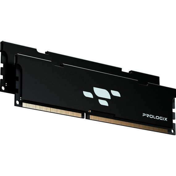 Модуль пам'яті для комп'ютера DDR4 16GB (2x8GB) 3200 MHz Black Prologix (PRO16GB3200B4K) | Зображення 2