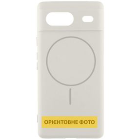 Чехол Silicone Cover Lakshmi Full Camera (AA) with MagFit для Google Pixel 9a Белый / White