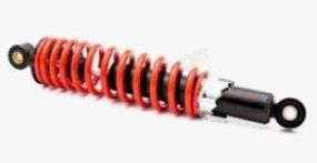 Амортизатор ATV 125 280 mm регульований (задній) червоний