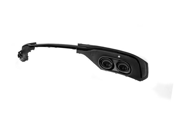 Задний диффузор (2020-2024, с насадками Black) для Ауди Q5 | Зображення 2