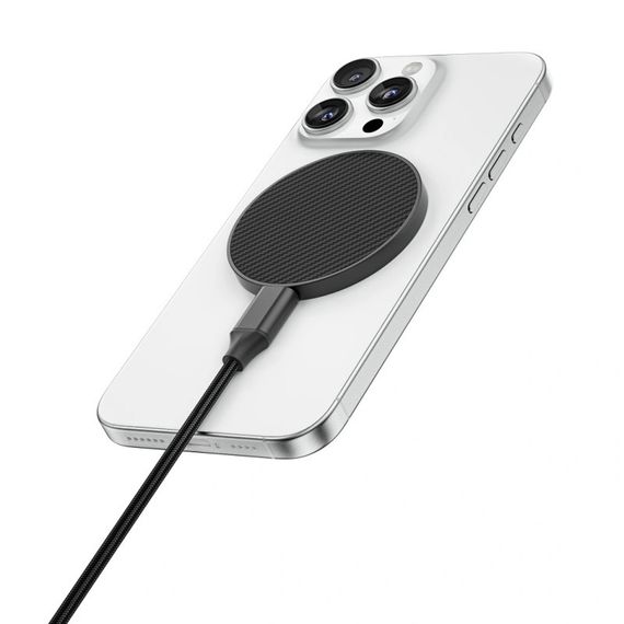 БЗУ WIWU Wi-W034 Aramid Wireless Charger Black | Зображення 2