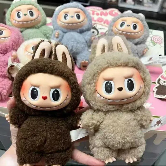 М'яка іграшка брелок Лабубу 18×9 см, популярна аніме-фігурка Labubu Pop Mart | Зображення 8