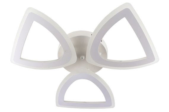 Люстра світлодіодна стельова LED світильник для квартири на стелю лед з пультом 25618 Білий 8х57х57 см. | Зображення 4