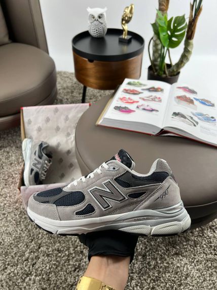 Кросівки чоловічі 990 Grey White Reflective , В'єтнам 45 28 | Зображення 6