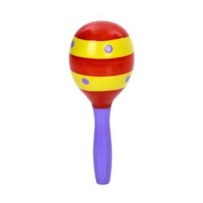 Детская деревянная игрушка Маракас MD 0361-1 размер 12,5 см