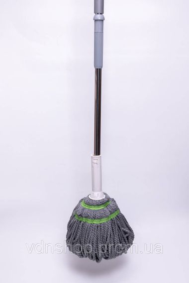 Швабра з самовіджимом з мікрофібри, універсальна, обертається на 360°, телескопічна ручка HP-35015-14 | Зображення 3
