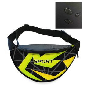 Сумка-бананка Sport мужская/женская спортивная 32×16 см с расширителем поясная сумка или сумка через плечо (3752)