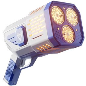 Пистолет с мыльными пузырями SHT 333-16 на 36 отверстий + 2xbottle 150ml Blue