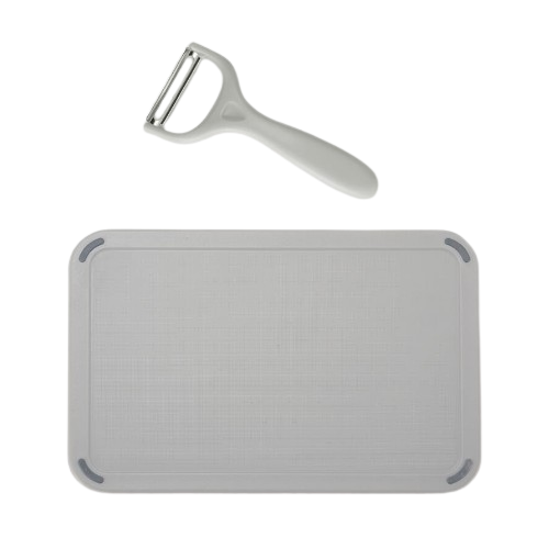 Набір ножів 8 предметів:(6шт + обробна дошка + підставка з тримачем паперових рушників) сірий MR-1413-GREY Maestro | Зображення 4