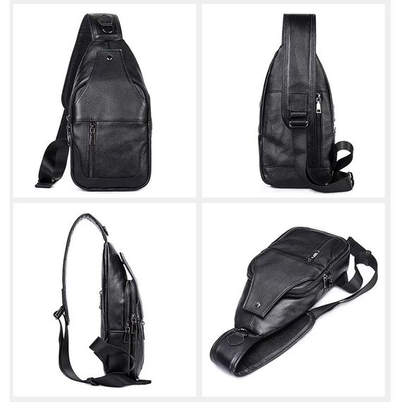 Сумка-кроссбоди молодежная, Кожаная сумка кросс-боди, Мужская деловая сумка кросс-боди NB-28 | Зображення 8