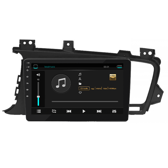 Штатная магнитола Lesko для Kia K5 I 2010-2013 экран 9" 2/32Gb/ 4G/ Wi-Fi Premium GPS Android | Зображення 1