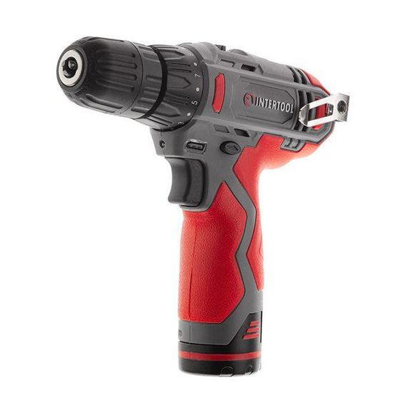 Дриль-шурупокрут акумуляторний 30 Нм INTERTOOL DT-0310 | Зображення 1