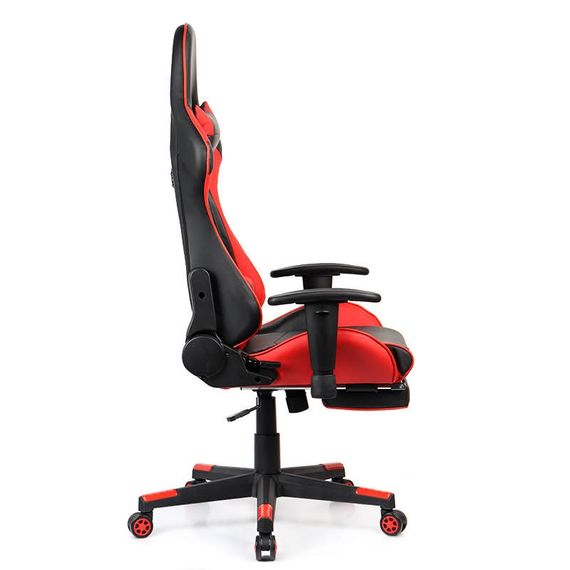 Кресло Goodwin Drive blackred с подставкой | Зображення 3