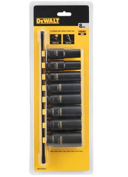 Набір головок DeWalt 1/2 8 предметів (DWMT86090-0) | Зображення 1