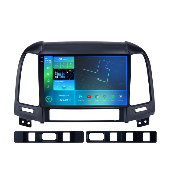 Штатна магнітола Torssen 2K Hyundai Santa Fe 2006-2012  F9432 4G Carplay DSP | Зображення 1