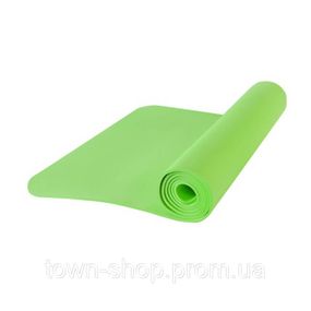 Коврик для йоги и фитнеса YM0106, 61 х 173 см Зеленый